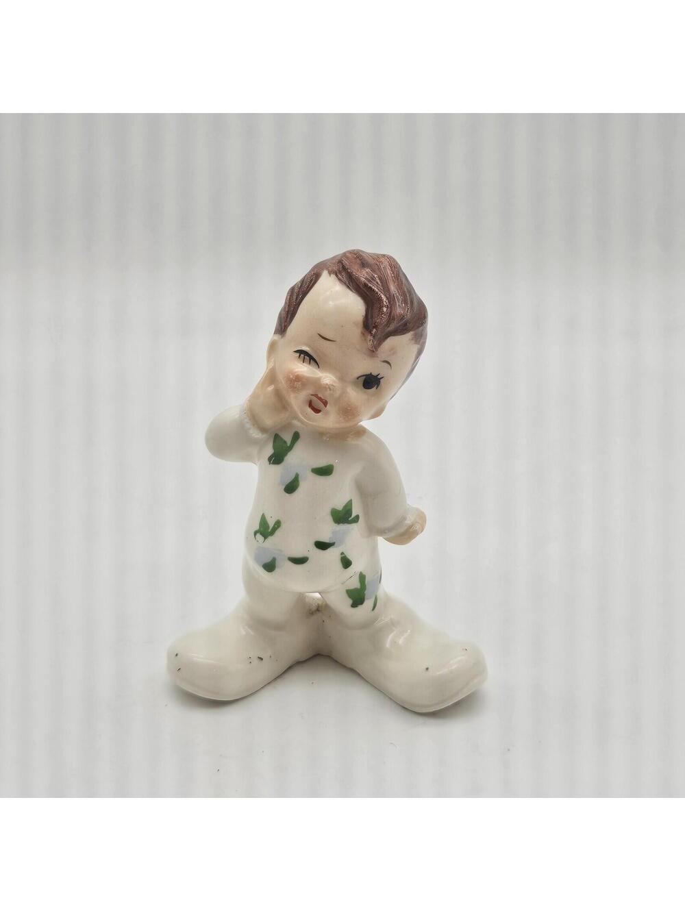 Vintage Bisque Porcelain Baby Figure 4"x3"x1.5"